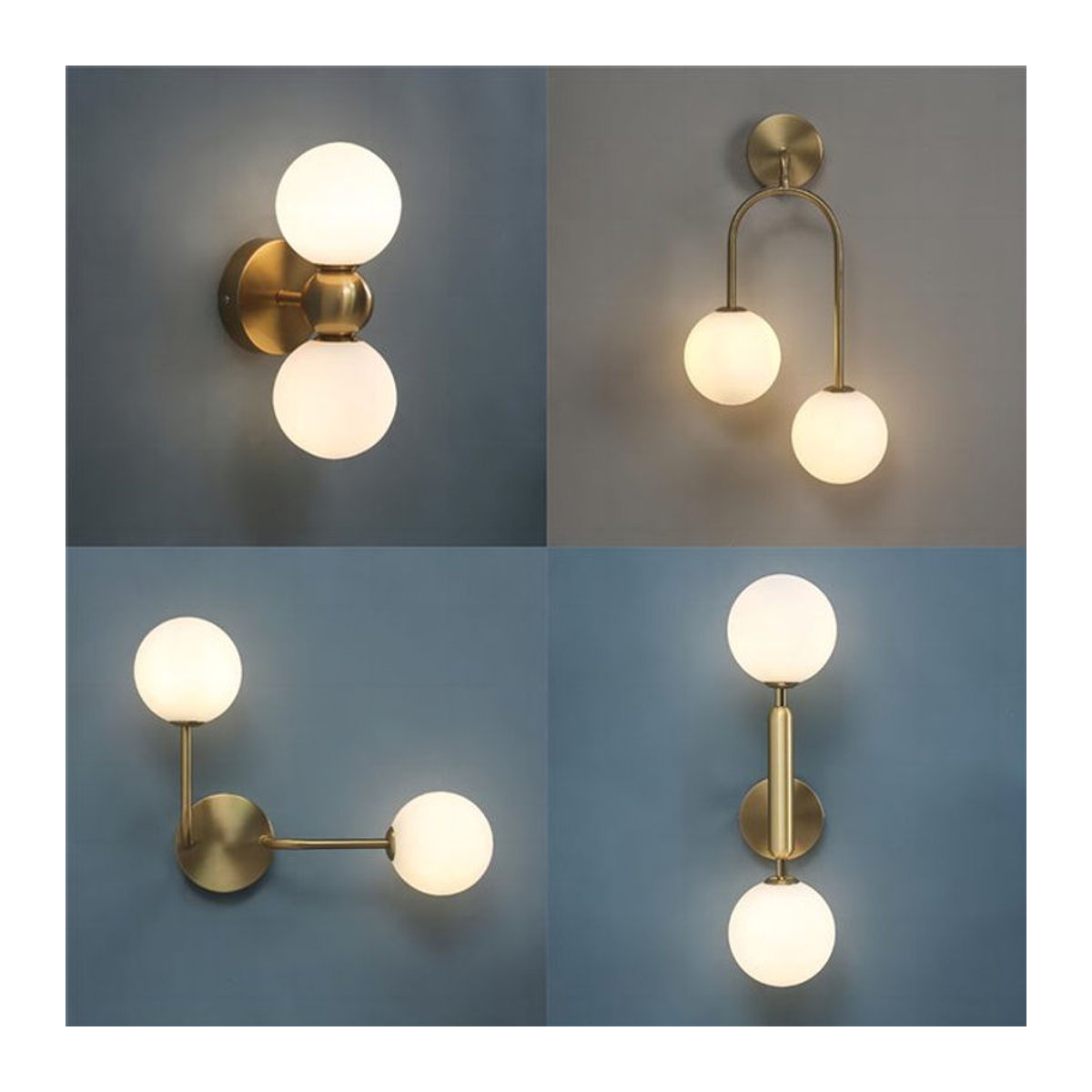 Moderne Wandlampe Lava Corki aus Glas für Schlafzimmer und Wohnzimmer - Bild 1