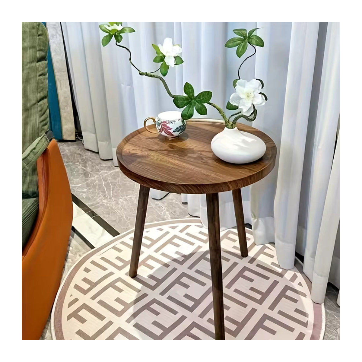Moderner Couchtisch aus Holz von LIUSHADUOLA in Braun - Bild 3