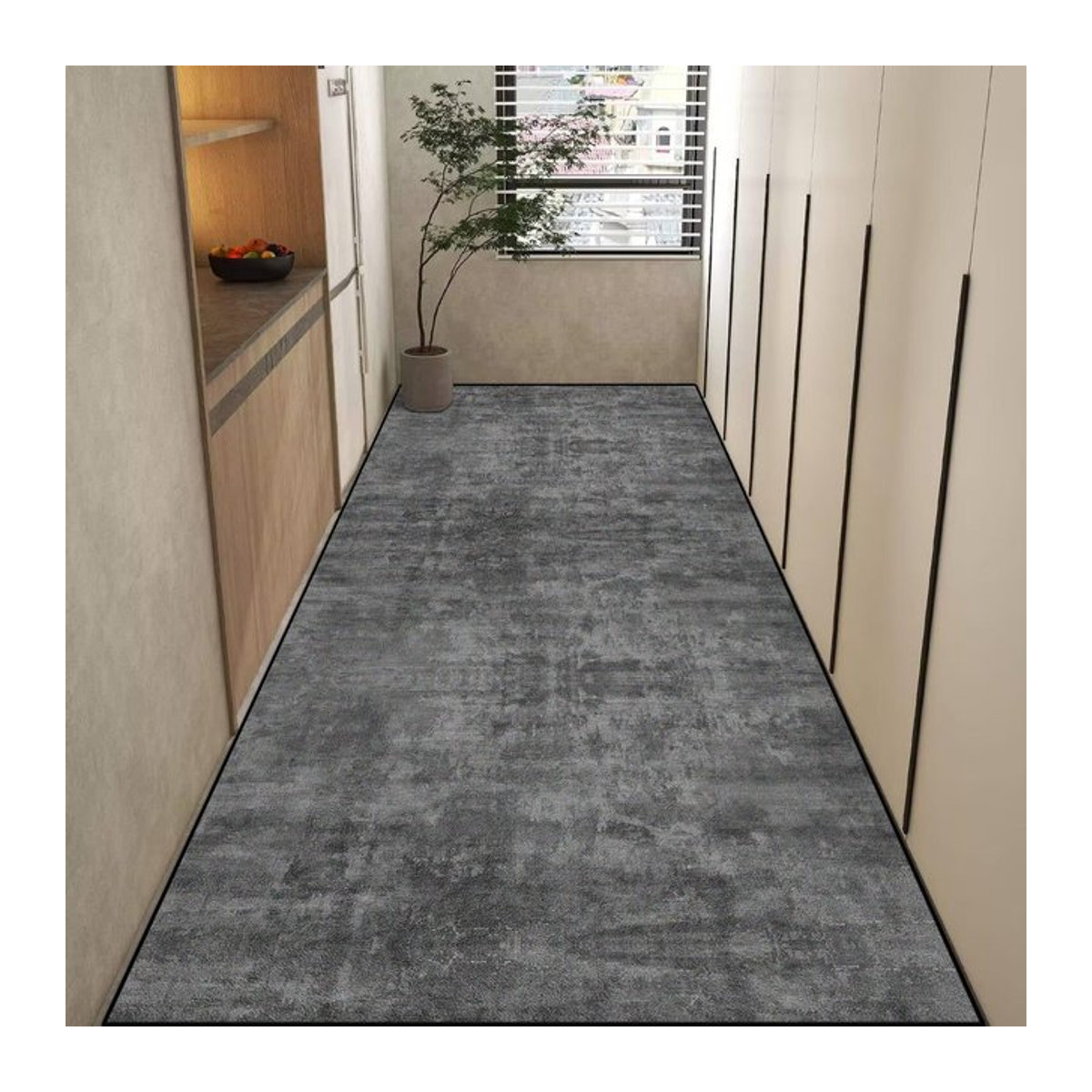 Moderner Druckteppich Karpetti als Flurläufer für Flur und Wohnzimmer B/T: 160 x 200 cm - Bild 1