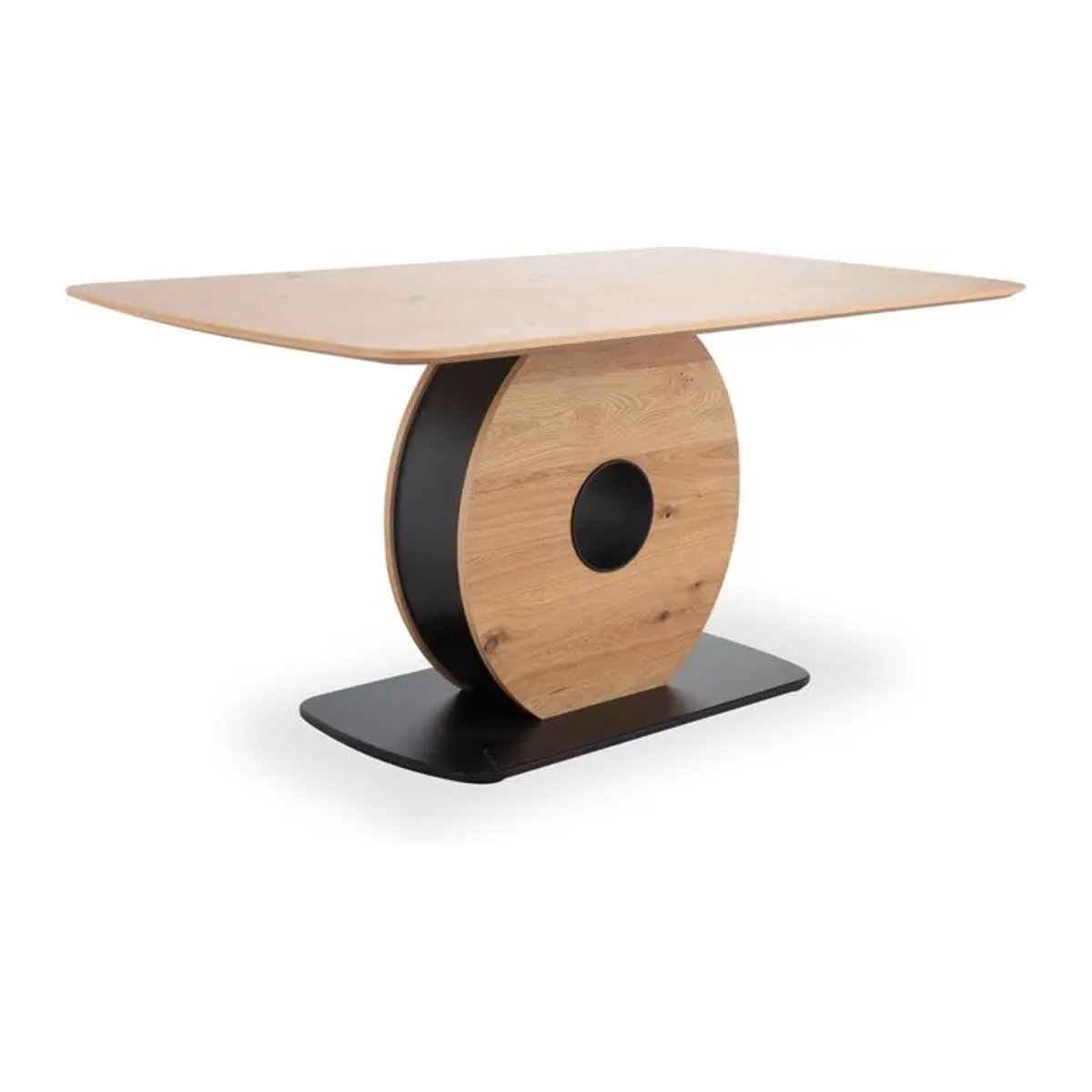 Moderner Esstisch KOINOR T1830 rechteckig aus Eiche Natur furniert, B/H/T: 160 x 76 x 90 cm - Bild 1