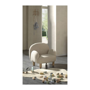 Moderner Kindersessel von Vipack mit Bouclé-Bezug in Beige