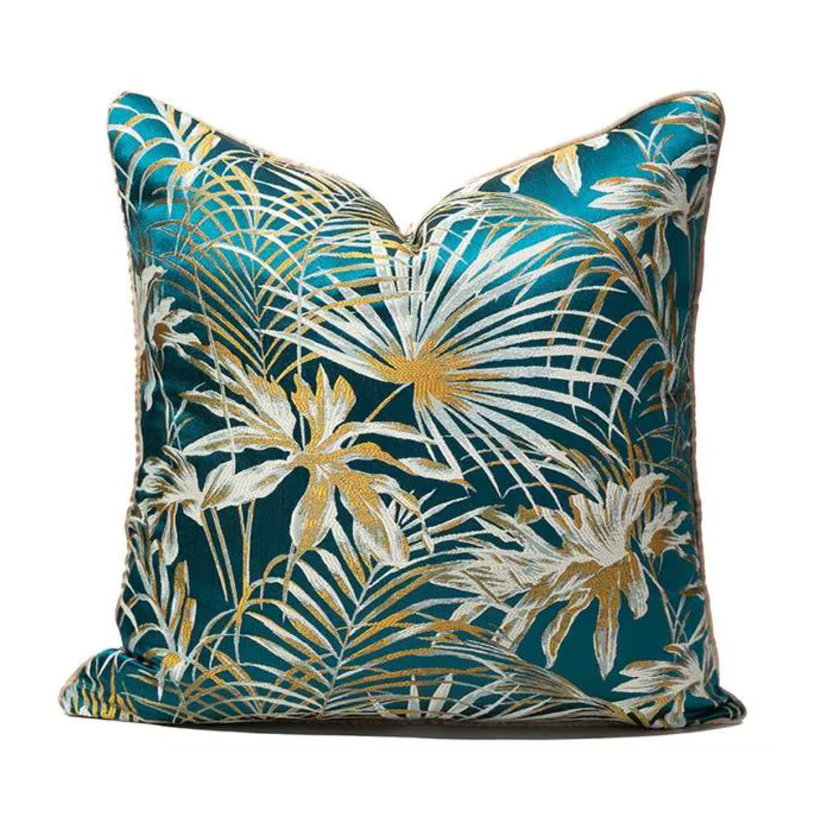 Moderner Kissenbezug in Grün mit Kunstmotiv im nordischen Design für dein Sofa, Bett oder Wohnzimmer - Bild 2