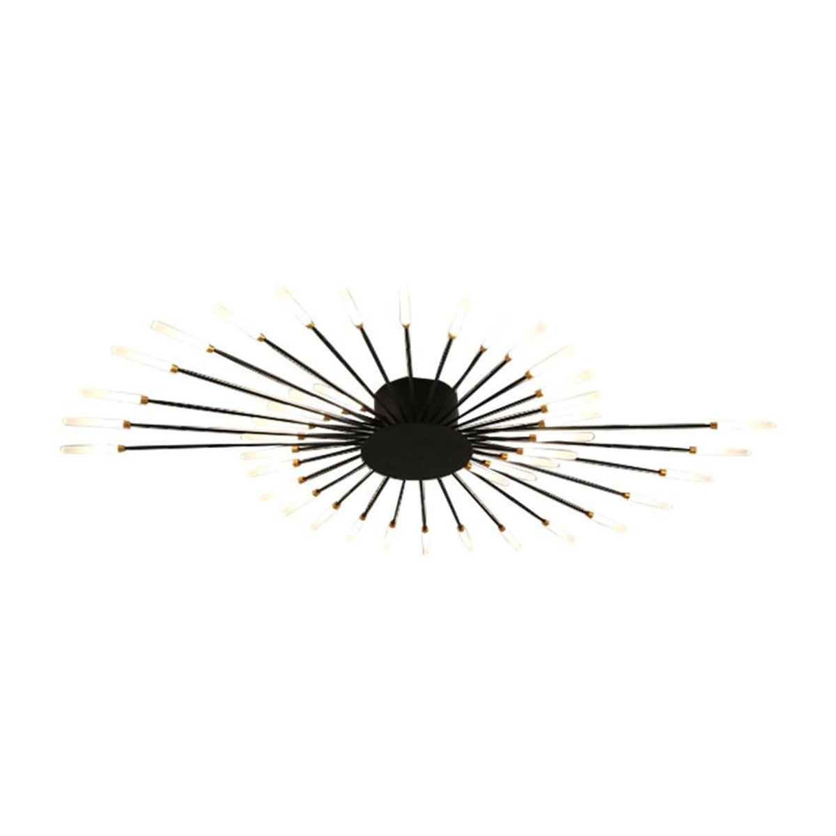 Moderner LED Feuerwerk Kronleuchter von Yuda Lighting in Gold und Schwarz aus Metall - Bild 2