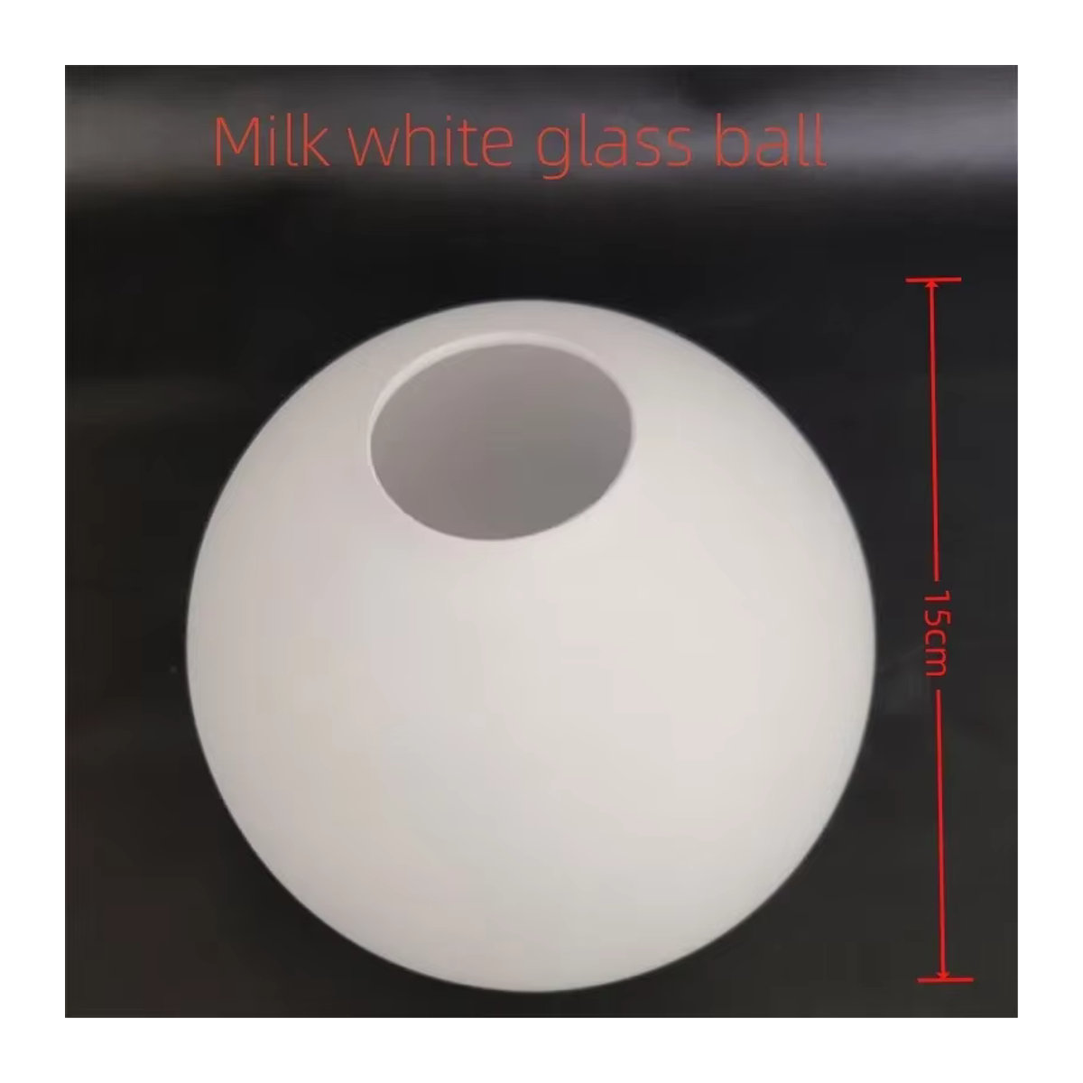 Moderner LED Kronleuchter von JIANKEXING mit weißem Glas-Kugelschirm und E27 Fassung - Bild 5