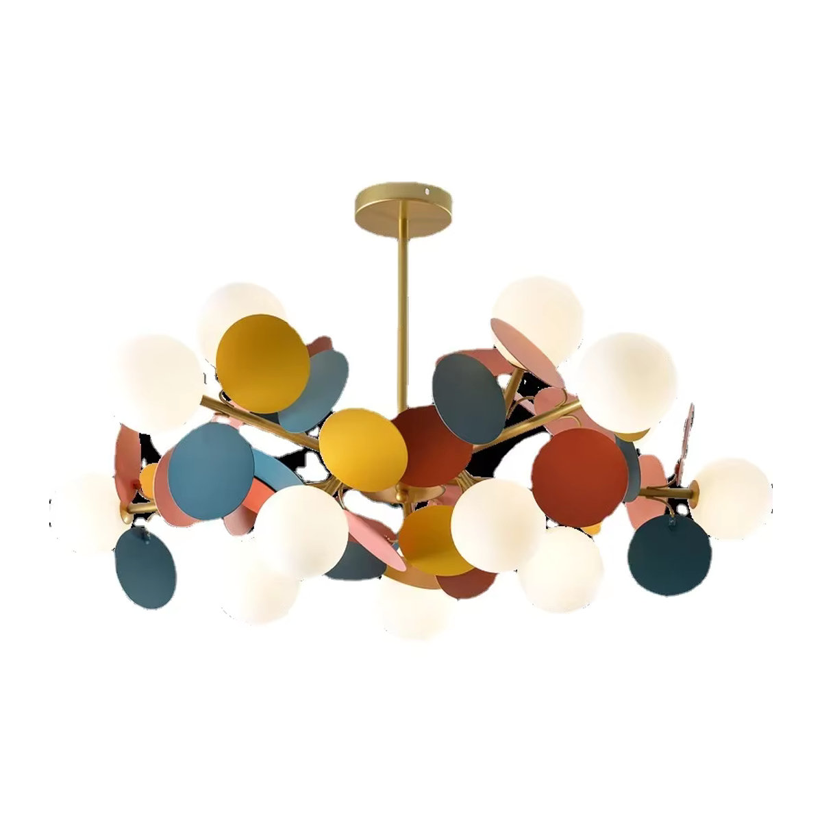 Moderner LED Kronleuchter xiuxiu in Bunt für Wohnzimmer und Schlafzimmer - Bild 2