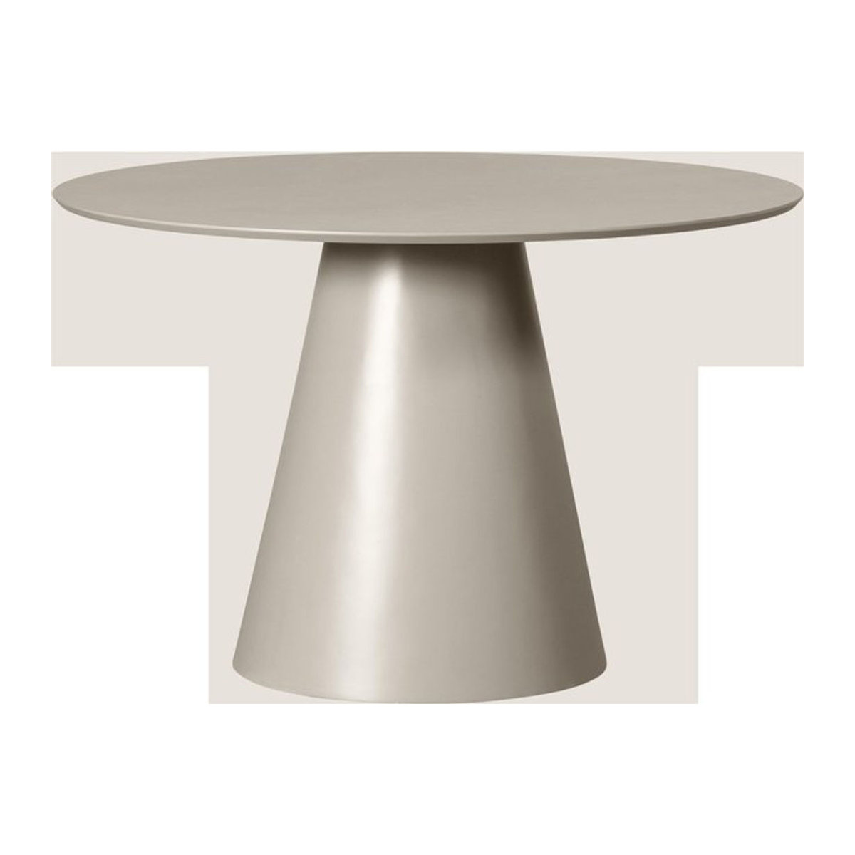 Moderner runder Esstisch WOOOD JORRE in Beige - Bild 1