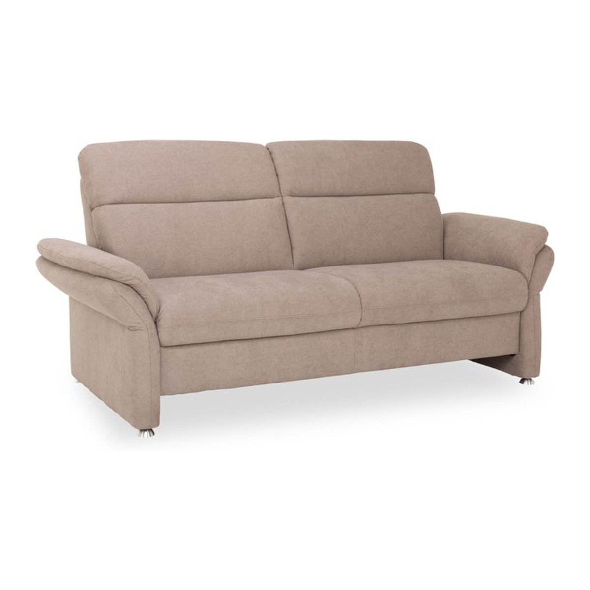 Modernes 2,5 Sitzer Sofa DELTA-S SYSTEMPOLSTER in Grau oder Beige mit Stoffbezug B: 188 cm, T: 92 cm, H: 92 cm - Bild 1
