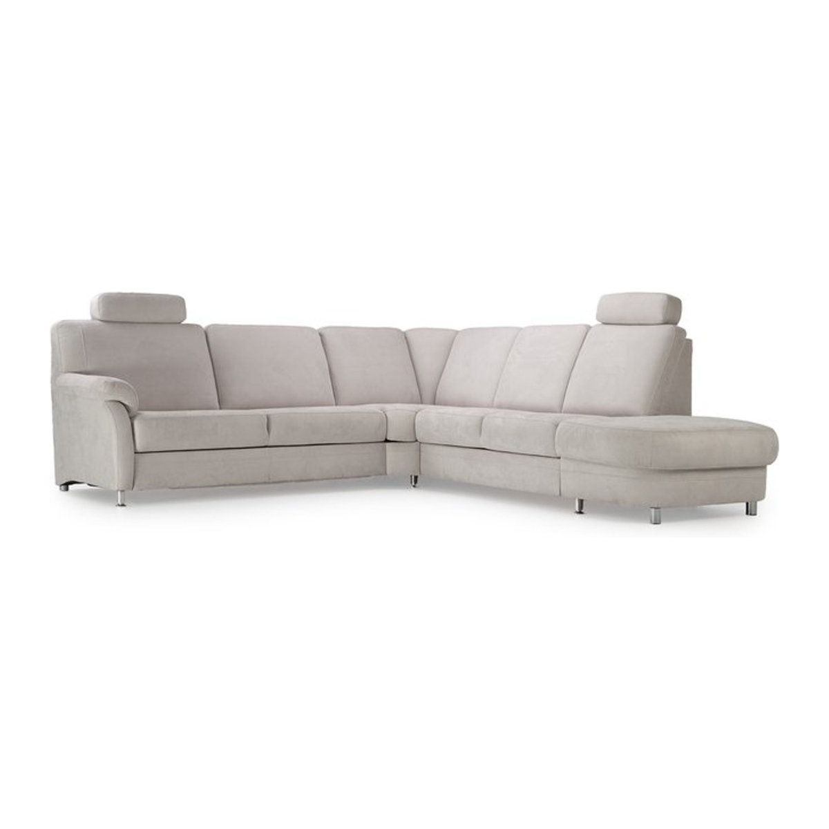 Modernes 4-tlg. Polsterecksofa SYSTEMPOLSTER PAOLO in Grau, Silber oder Beige - Bild 1