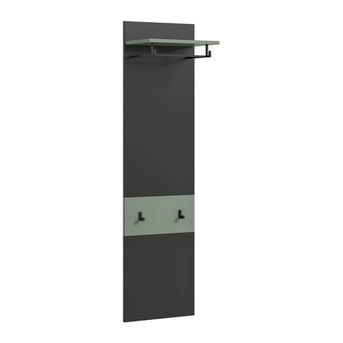 Modernes Paneel xonox.home in Grün und Basaltgrau Nachbildung B/H/T: 165 x 45 x 29 cm - Bild 1
