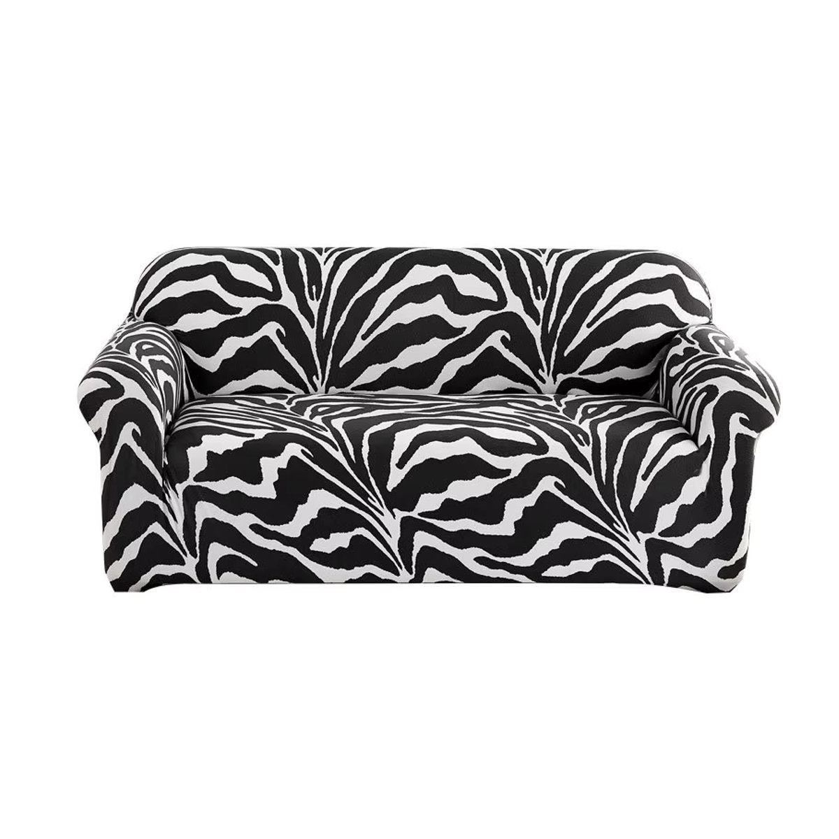 Modulsofa Elastic Sofa mit Zebra-Muster in Schwarz/Weiß für dein Wohnzimmer - Bild 3