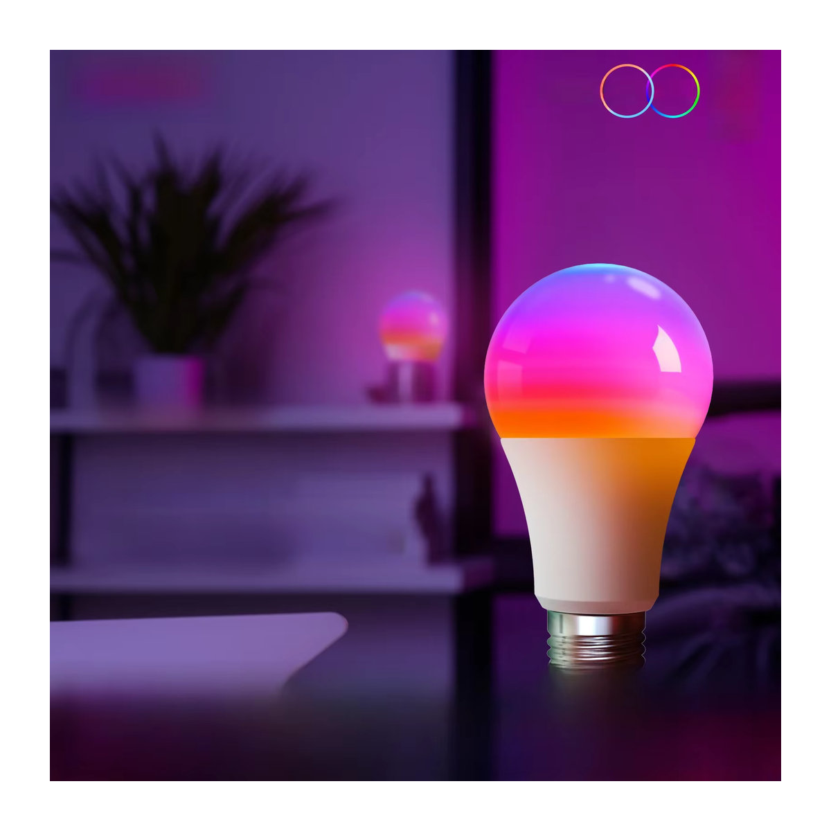 MOES Tuya Matter WiFi Smart Bulb E27 Dimmbare RGB LED-Kerzenlampe mit 16 Millionen Farben und Sprachsteuerung für Alexa und Google Home - Bild 6