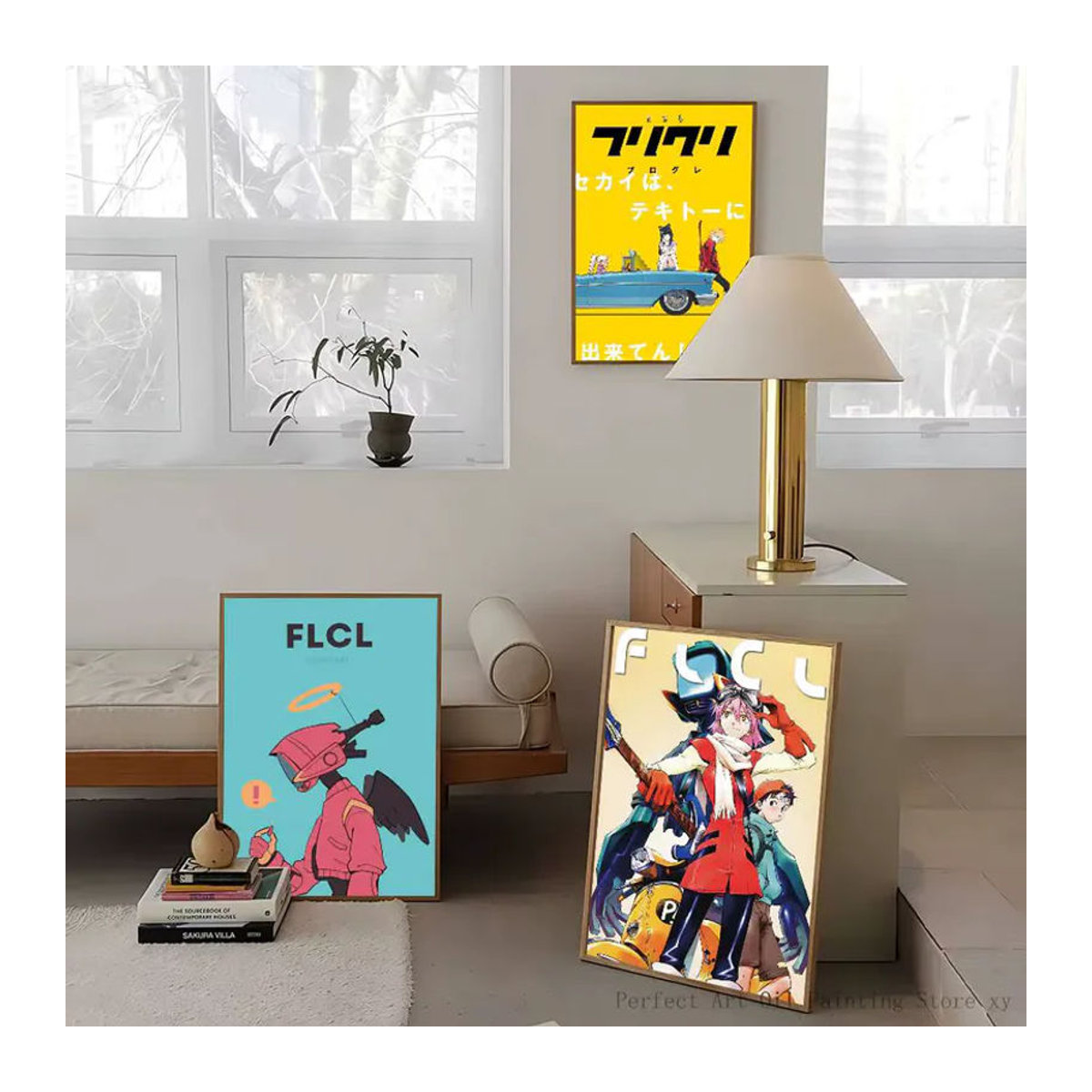 Moetch First Love Cyber Love Flcl Poster Aufkleber, wasserfester Wandkunst Aufkleber aus Papier in Mehrfarbig, rechteckig für Wohnzimmer und Schlafzimmer - Bild 4
