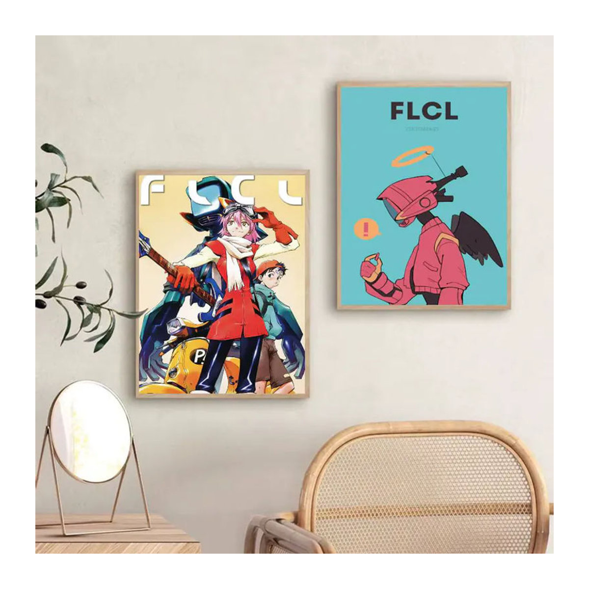 Moetch First Love Cyber Love Flcl Poster Aufkleber, wasserfester Wandkunst Aufkleber aus Papier in Mehrfarbig, rechteckig für Wohnzimmer und Schlafzimmer - Bild 5