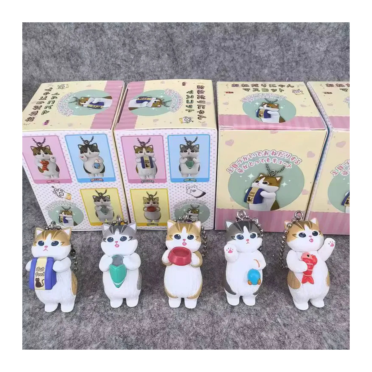Mofusand Katzenfutter Blind Box Anime Charakter Sammlerstück aus Kunstharz in Mehrfarbig - Bild 2
