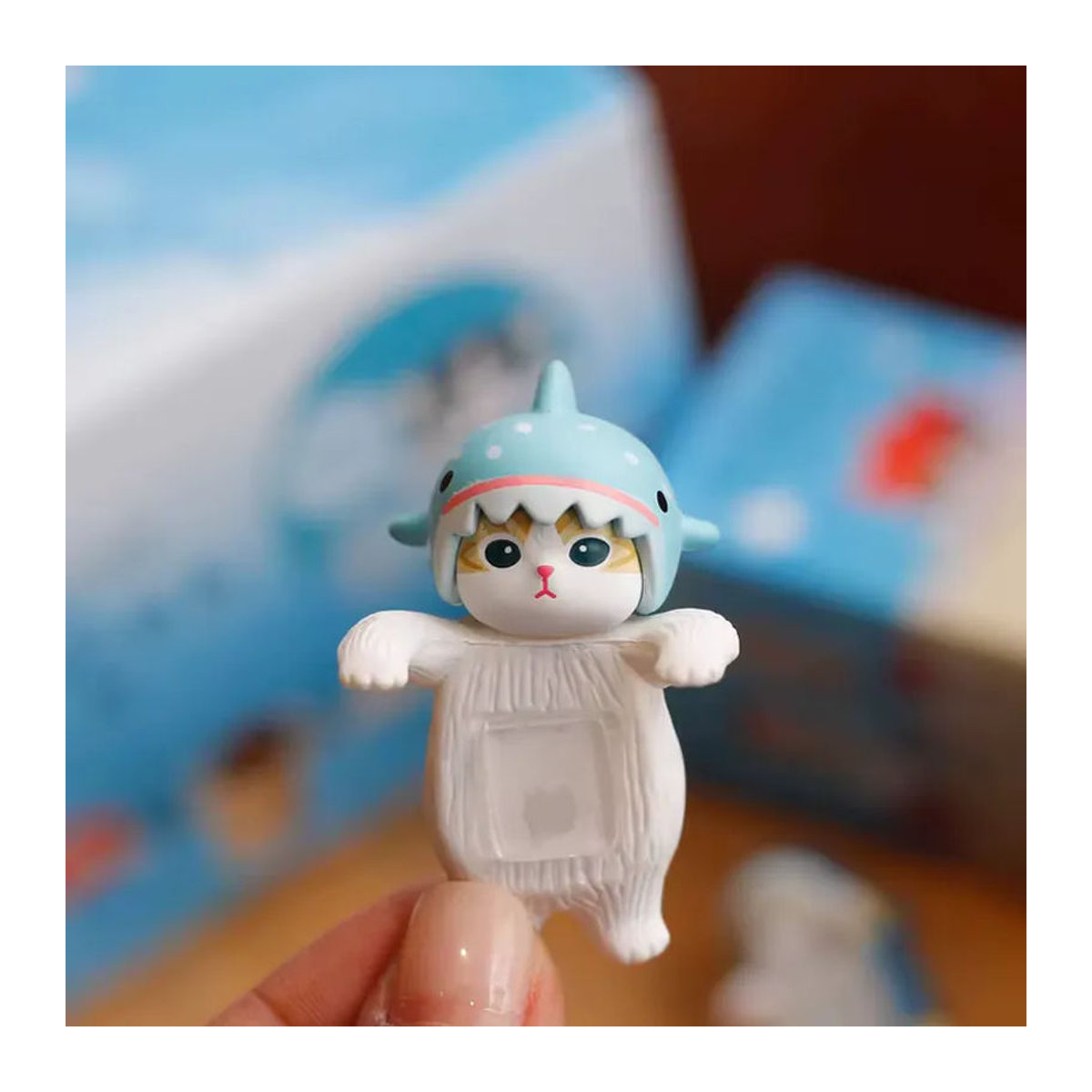 Mofusand Ocean Party Blind Box Mehrfarbige Katzenfigur aus Kunststoff als maritime Schreibtisch-Dekoration - Bild 3