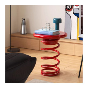 MOMO Kinderhocker im Macaron-Design für das Kinderzimmer, Bunter Koreanischer Stil, Gelb und Rot