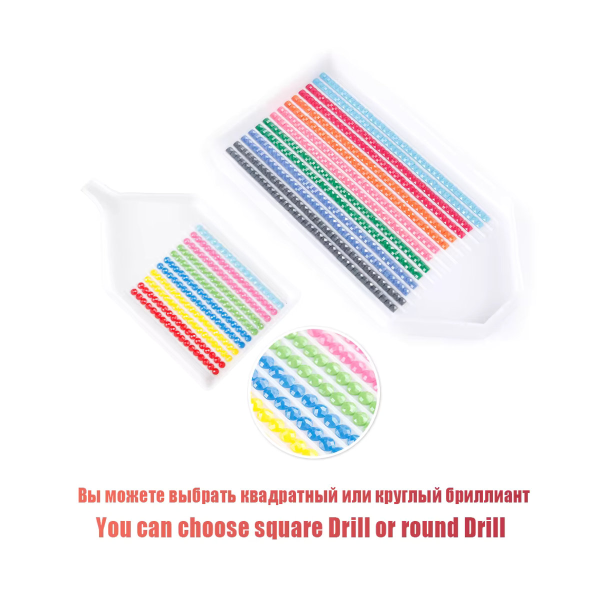 Momoart Diamond Painting Set mit Kaninchen und Pfingstrosen, Mehrfarbiges Mosaik-Bild mit Strasssteinen für Kinder - Bild 1