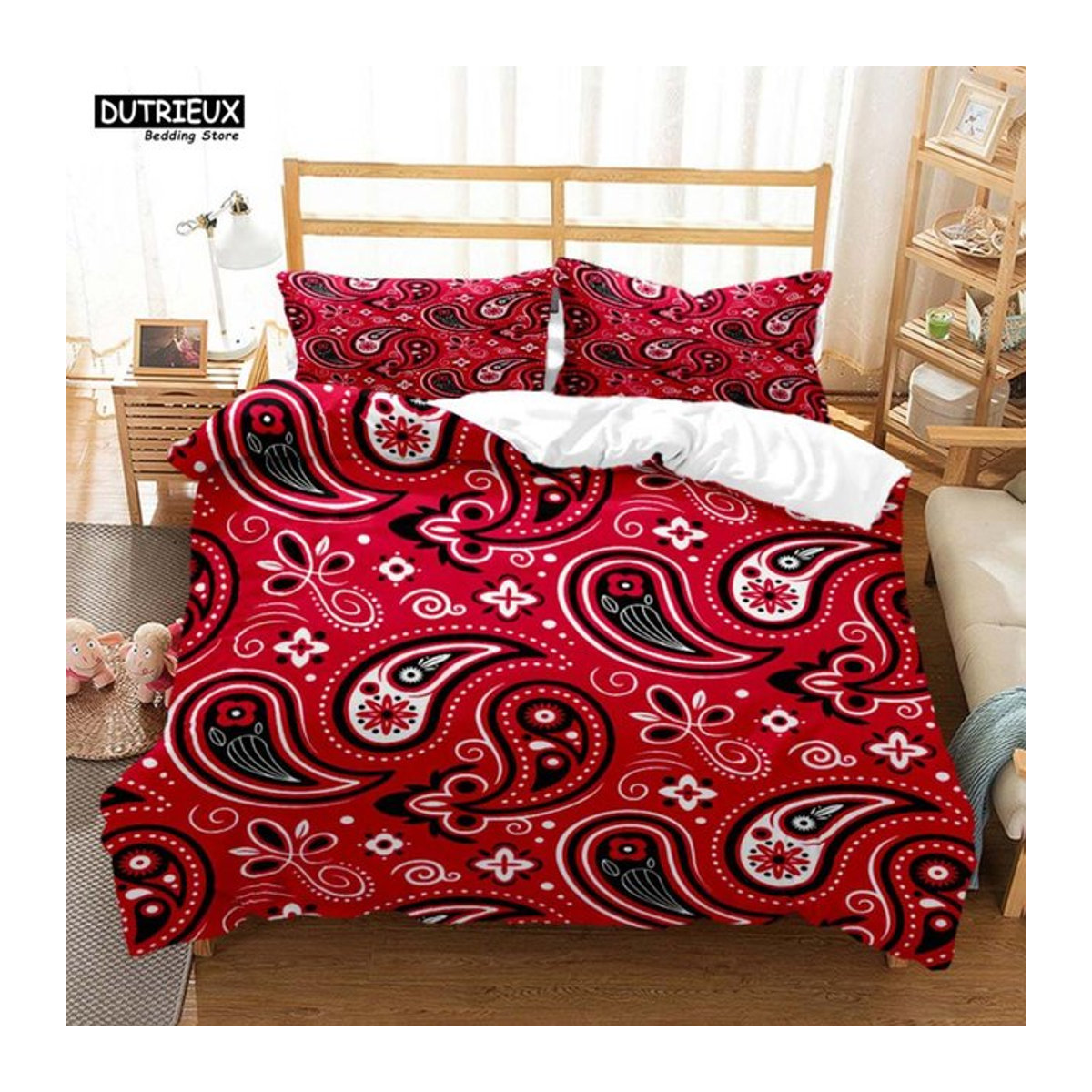 Monika Chen Bettwäsche-Set mit Paisley-Muster im ethnischen Stil, 3-teilig, B/H: 135 x 200 cm - Bild 1