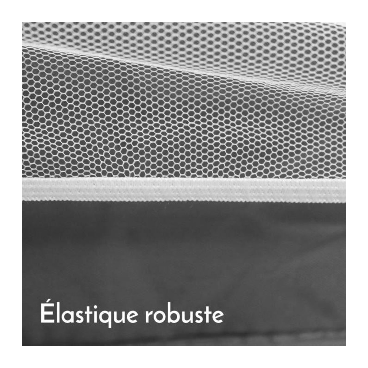 Monsieur Bébé Universelles Moskitonetz für Babybetten, Transparentweiß, B/T/H: 60 x 120 cm - Bild 1