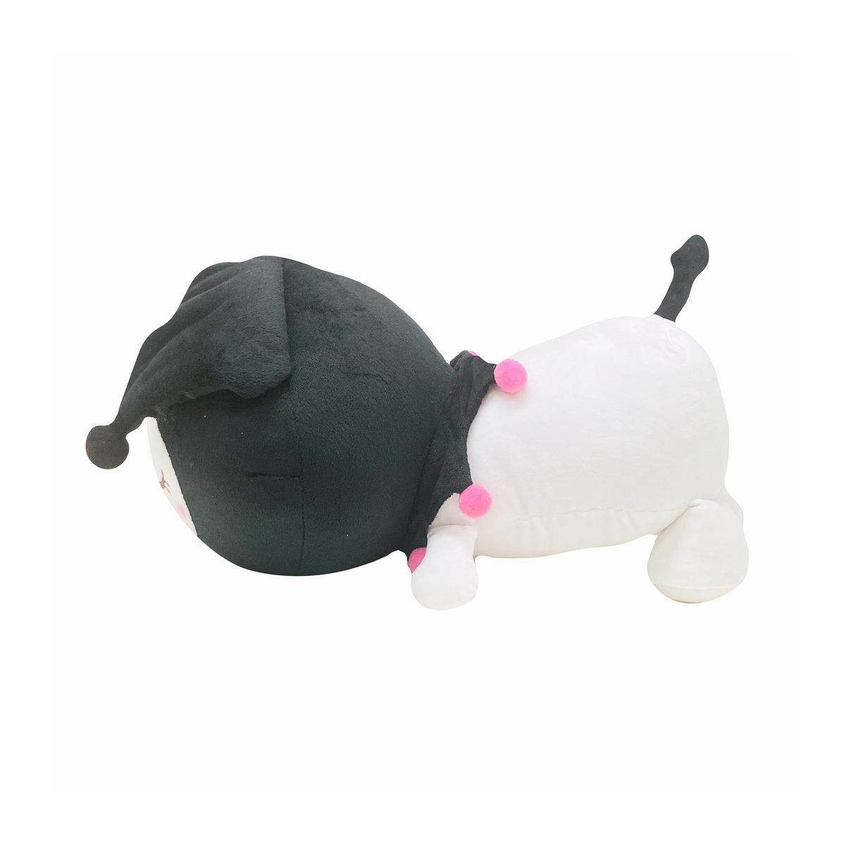 MORIPiLO Sanrio Kuromi Plüsch-Körperkissen aus Mikrofasergewebe, Farbe: Schwarz, Größe: 45 cm - Bild 3