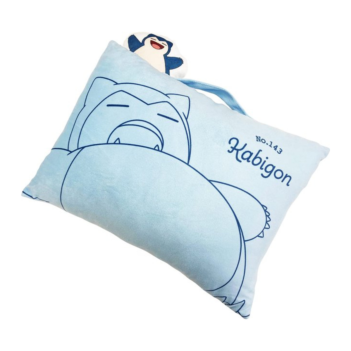 Morishita Pillow Pokemon Snorlax Plüsch Charakterkissen B/T/H: 39 x 28 x 9 cm - Bild 1