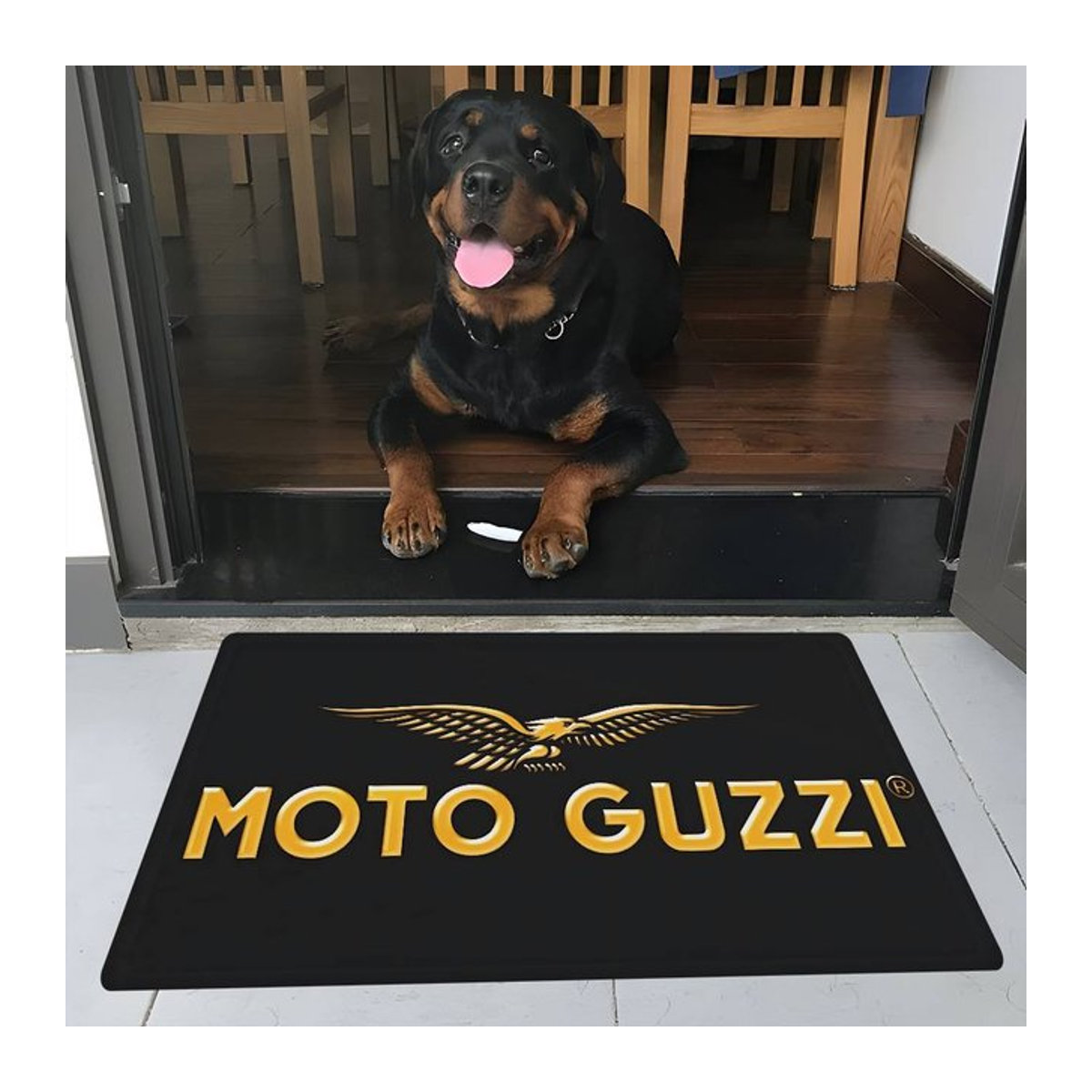 Moto G-Guzzi Motorrad Küchenmatte rutschfest und modern, B/T: 60 x 40 cm - Bild 1