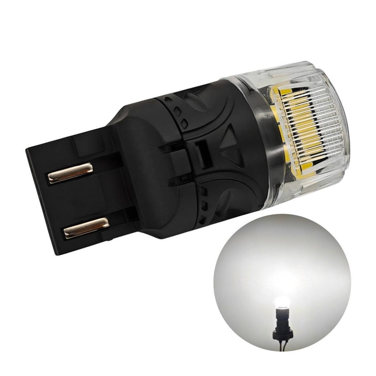 motoLEDy 2 Stück W21/5W 7443 LED Birnen 12V CANBUS 1800lm Kaltweiß Off-Road - Bild 12