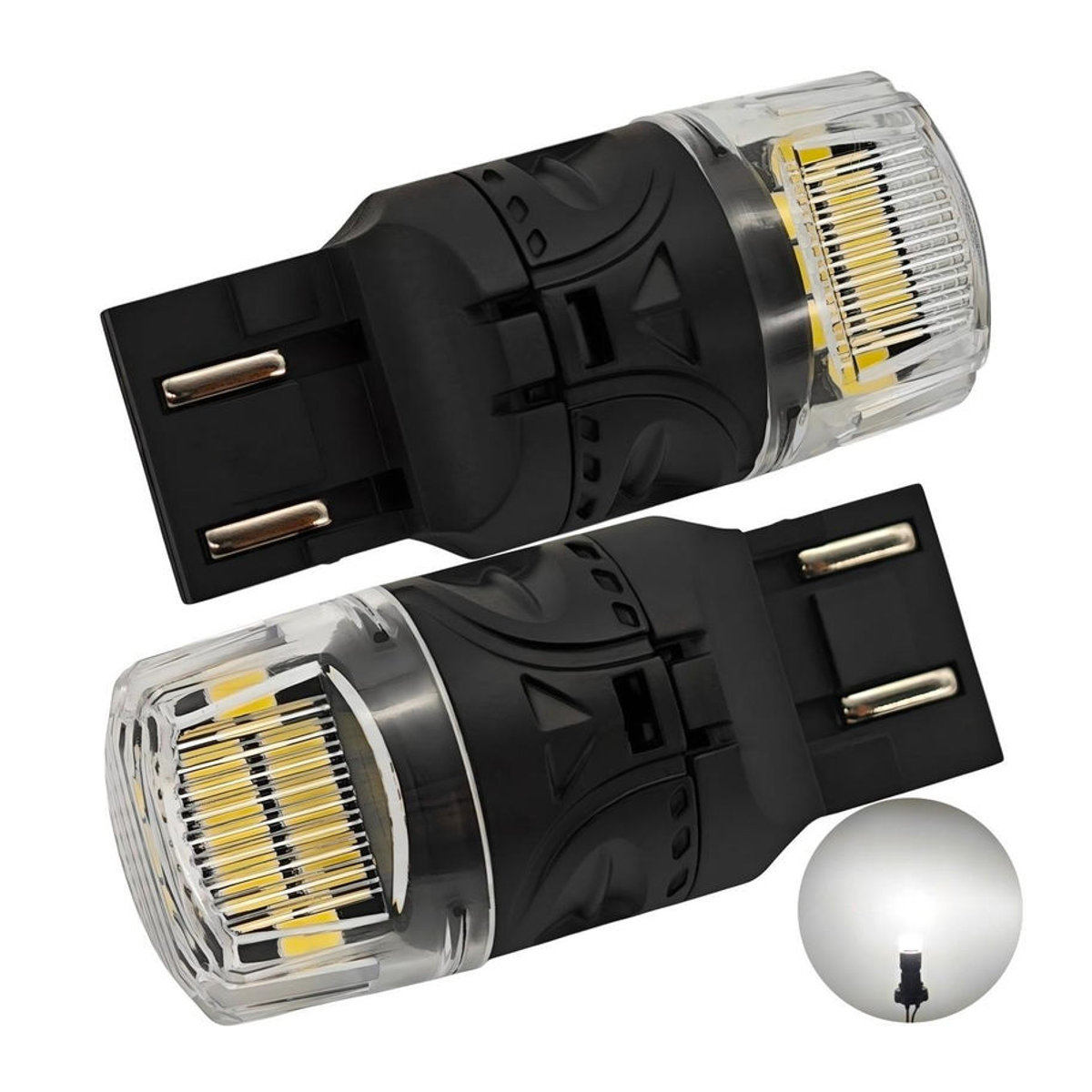 motoLEDy 2 Stück W21/5W 7443 LED Birnen 12V CANBUS 1800lm Kaltweiß Off-Road - Bild 13