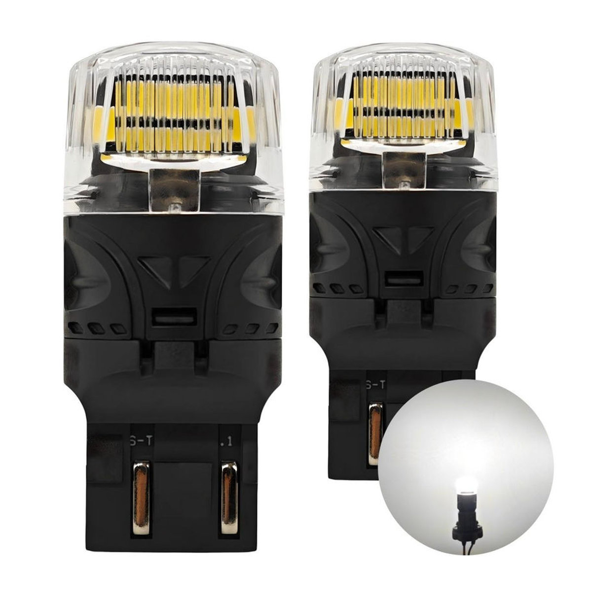 motoLEDy 2 Stück W21/5W 7443 LED Birnen 12V CANBUS 1800lm Kaltweiß Off-Road - Bild 5