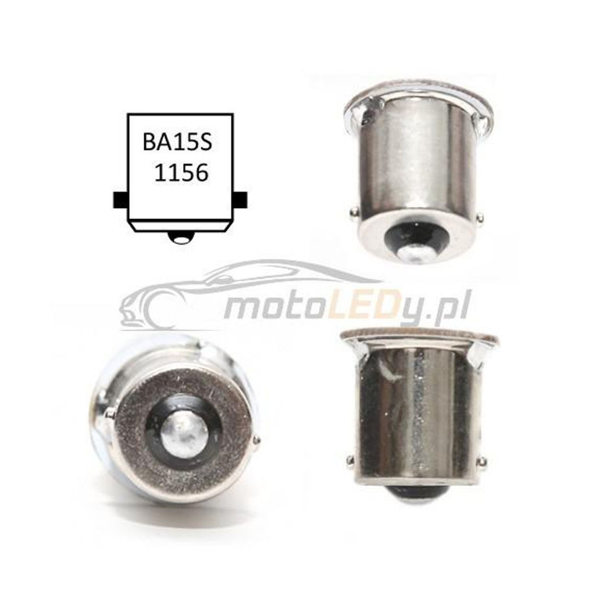motoLEDy 2er Set P21W LED Leuchtmittel BA15S in Orange mit 900lm und CANBUS für Off-Road Anwendungen - Bild 2