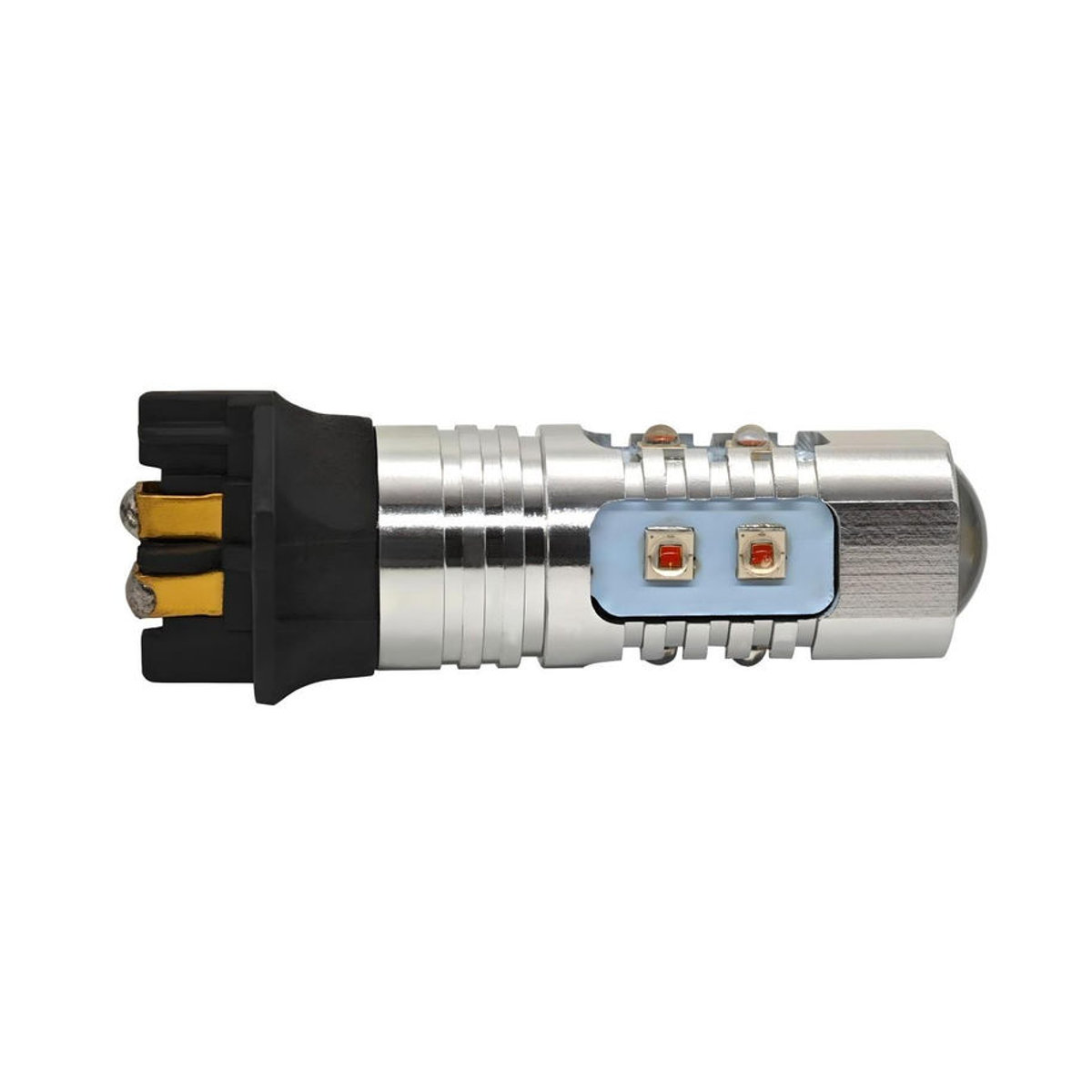 motoLEDy 2er Set PW24W LED Leuchtmittel 12-24V CANBUS in Orange für rote Off-Road Linsen - Bild 7