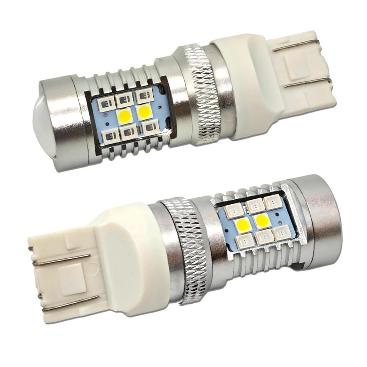 motoLEDy 2er Set W21/5W LED Birnen 7443 12V CANBUS zweifarbig Weiß-Rot Kaltweiß für Off-Road - Bild 5