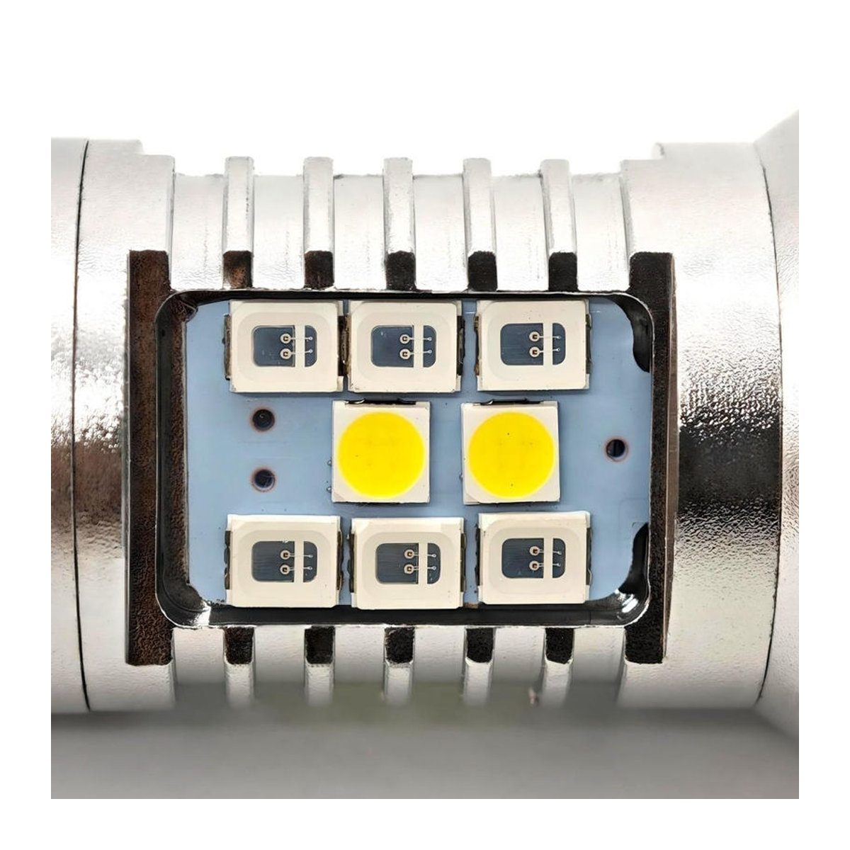 motoLEDy 2er Set W21/5W LED Birnen 7443 12V CANBUS zweifarbig Weiß-Rot Kaltweiß für Off-Road - Bild 6