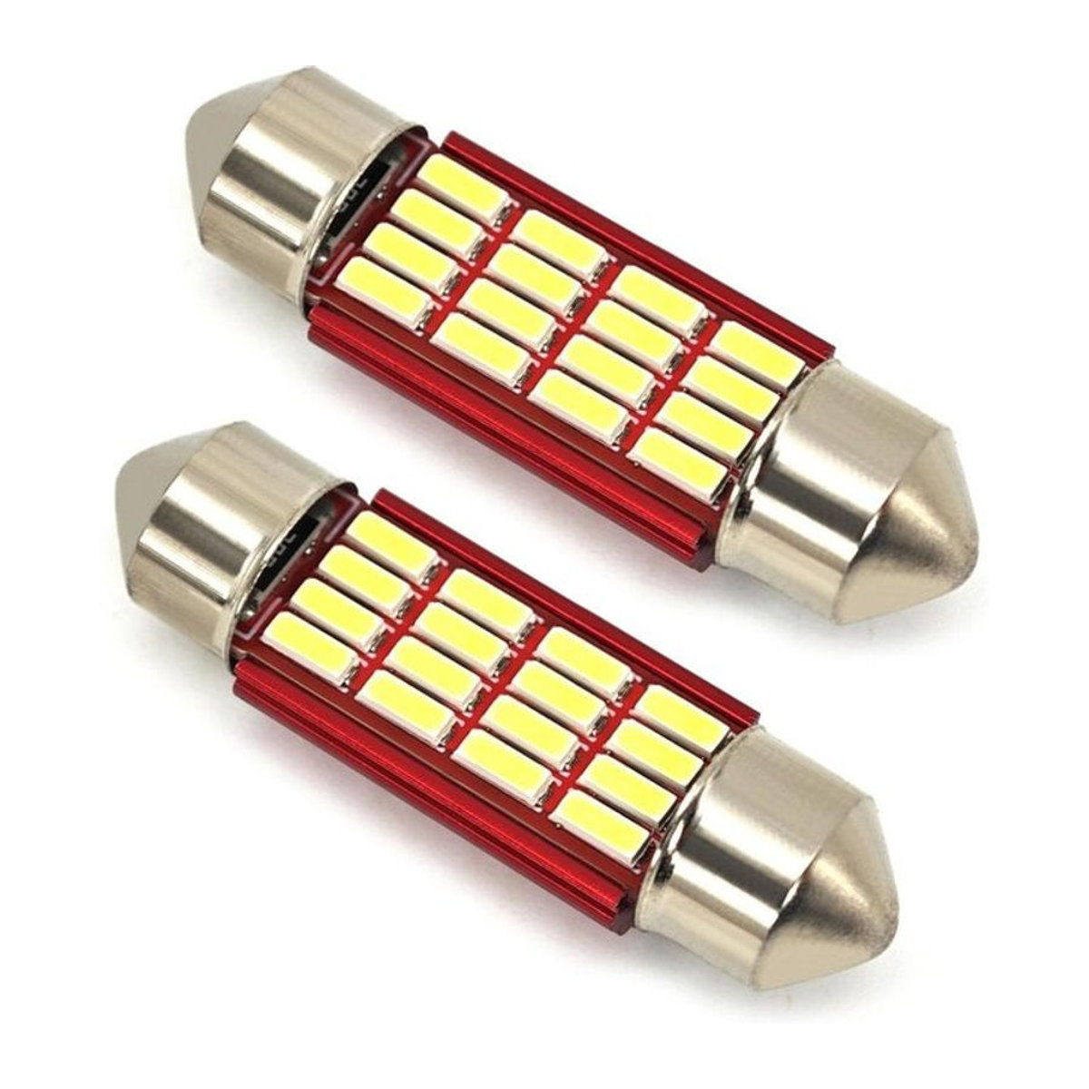 motoLEDy C5W LED Birnen Set SV8.5 12V CANBUS 36mm Kaltweiß für Off-Road Anwendungen, 2 Stück - Bild 1