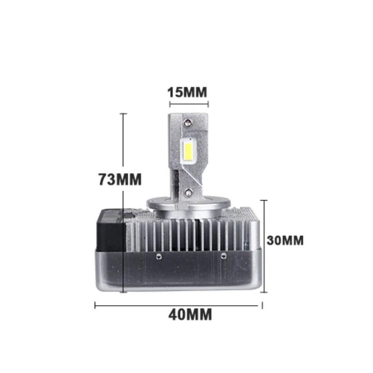 motoLEDy D5S LED-Lampen mit CANBUS, Kaltweiß, 16000lm, 2 Stück - Bild 7