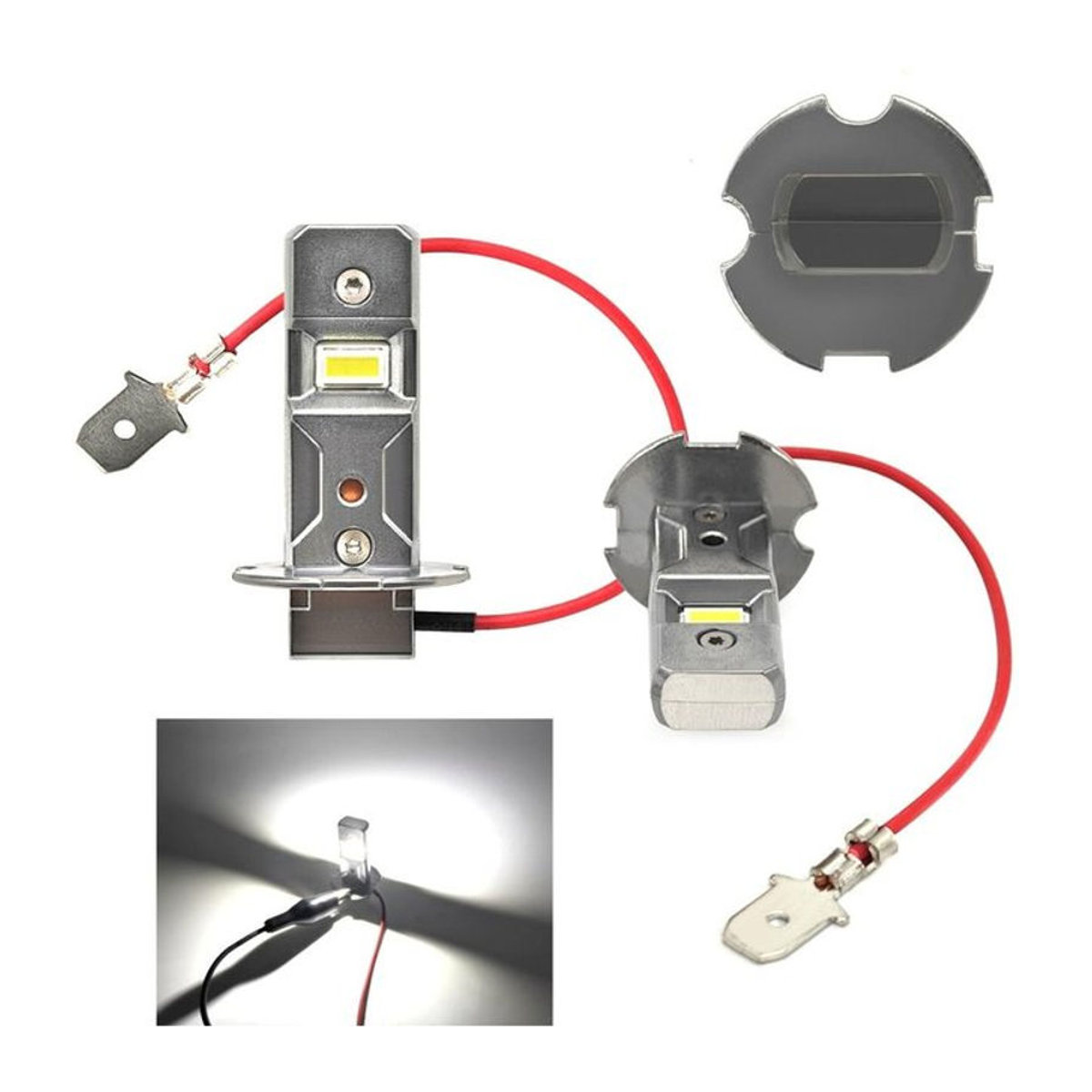 motoLEDy H3 LED Lampen Set 2 Stück, 5000lm, Kaltweiß, CANBUS, 9V-16V für Off-Road - Bild 7