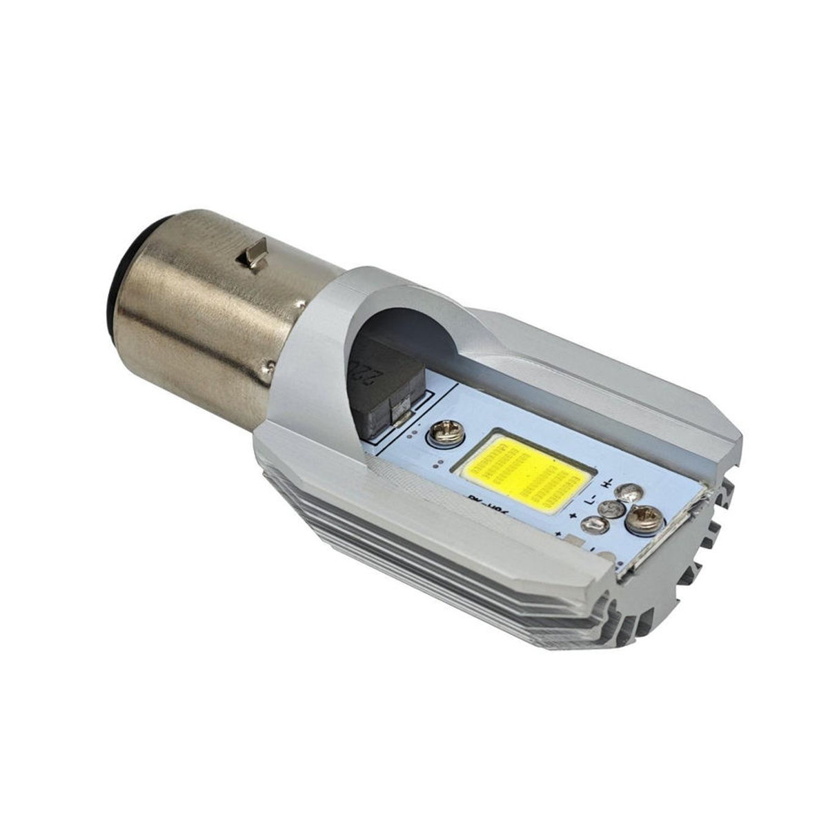 motoLEDy LED-Lampe BA20D H6 12V-80V 800lm Kaltweiß Offroad - Bild 7