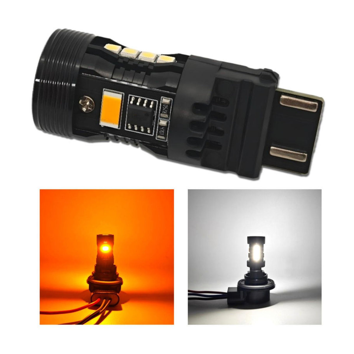 motoLEDy P27/7W 3157 LED-Birnen Set 12V in Kaltweiß für Off-Road Fahrzeuge - Bild 4