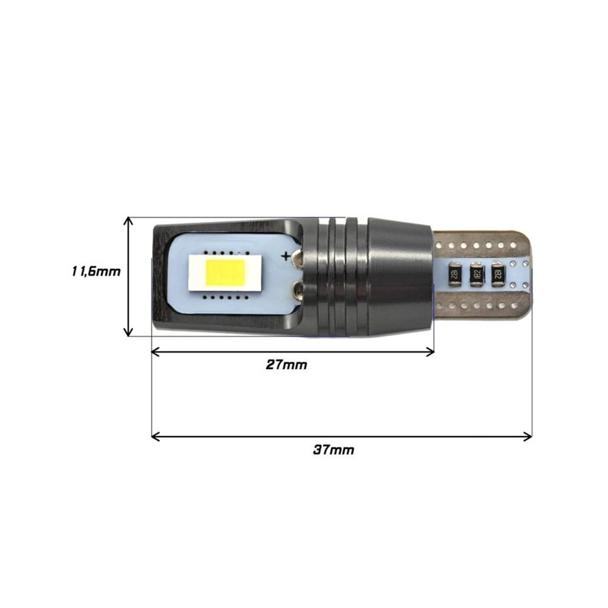 motoLEDy W16W T15 LED Birnen Set 2 Stück, 1180lm, Kaltweiß, Canbus, 12V-18V, Off-Road - Bild 3