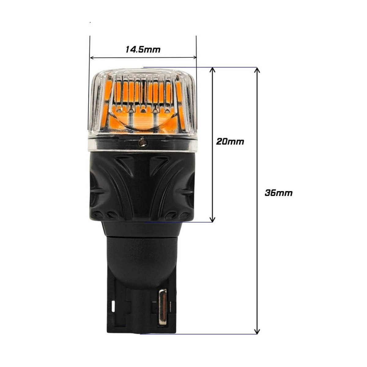 motoLEDy W16W T15 LED Set 12V Canbus 1000lm Orange für Offroad-Einsätze 2 Stück - Bild 11