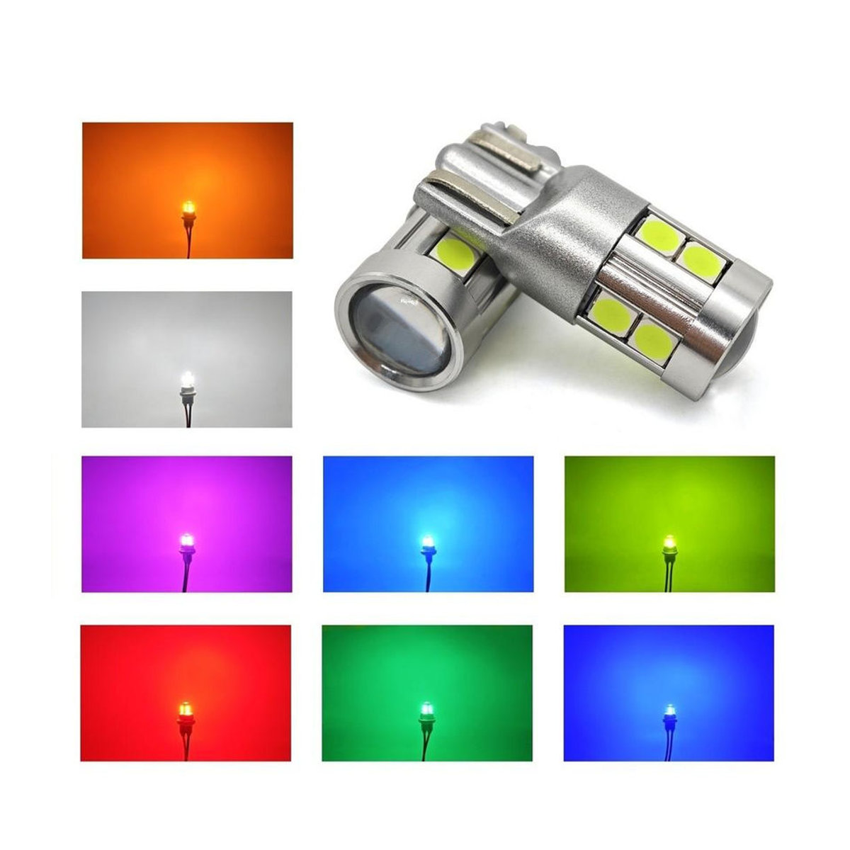 motoLEDy W5W T10 LED Birnen Set 2 Stück, 12-24V CANBUS, 500lm, Lime - Bild 5