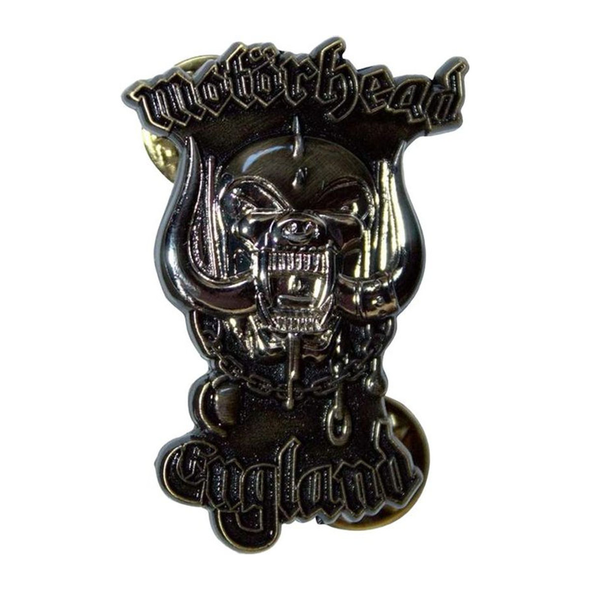 Motorhead England Gold Abzeichen aus Metall und Emaille in Gold - Bild 1