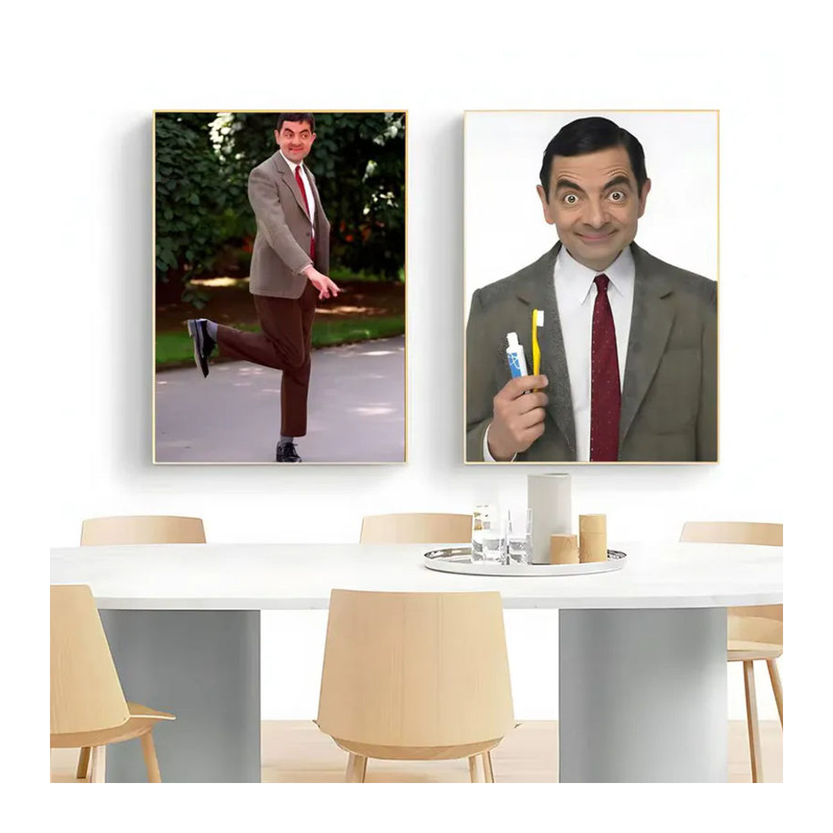 Mr. b-Bean Silly Comedy Poster, mehrfarbiger Wandkunstdruck aus Papier, ungerahmt, Hochformat - Bild 2
