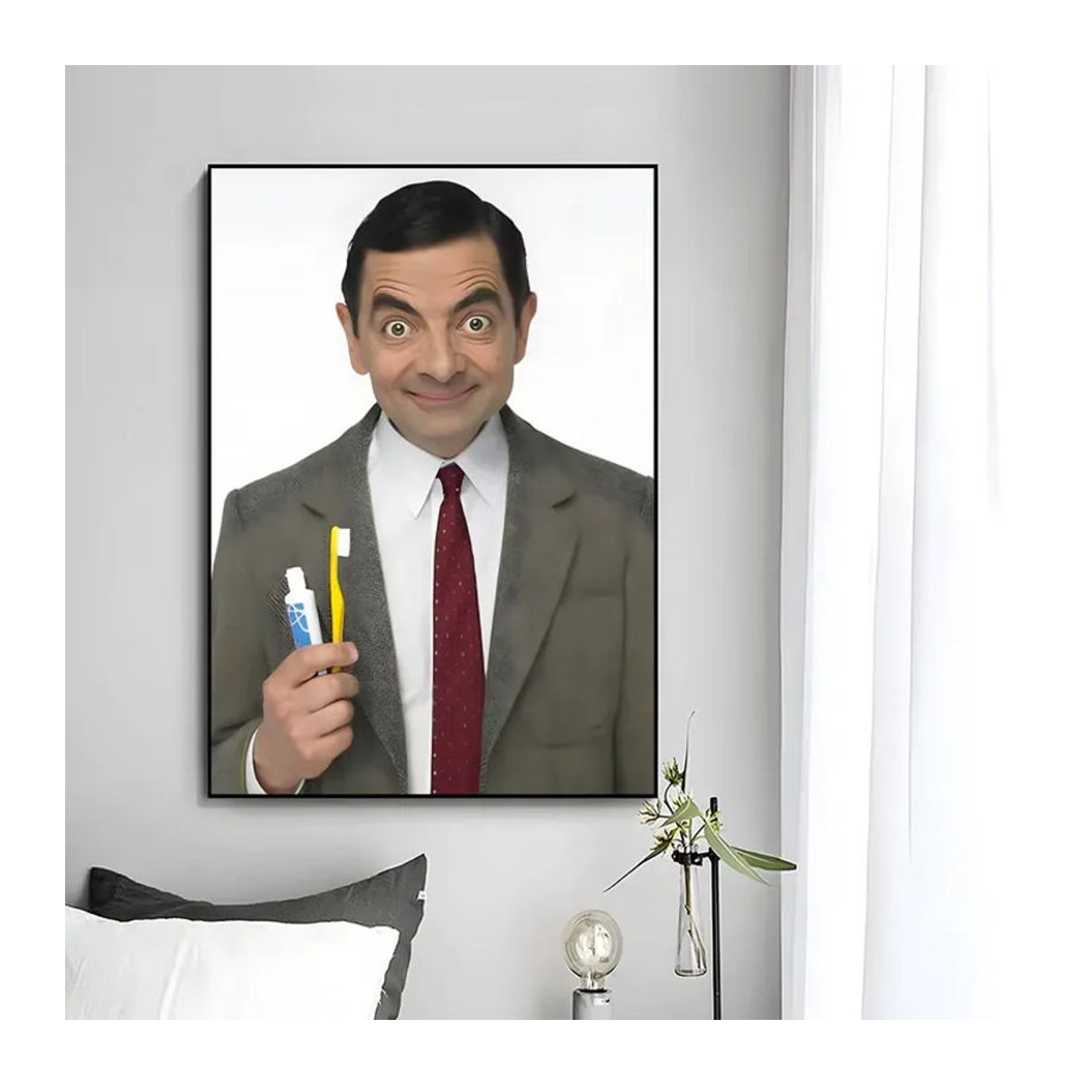 Mr. b-Bean Silly Comedy Poster, mehrfarbiger Wandkunstdruck aus Papier, ungerahmt, Hochformat - Bild 5