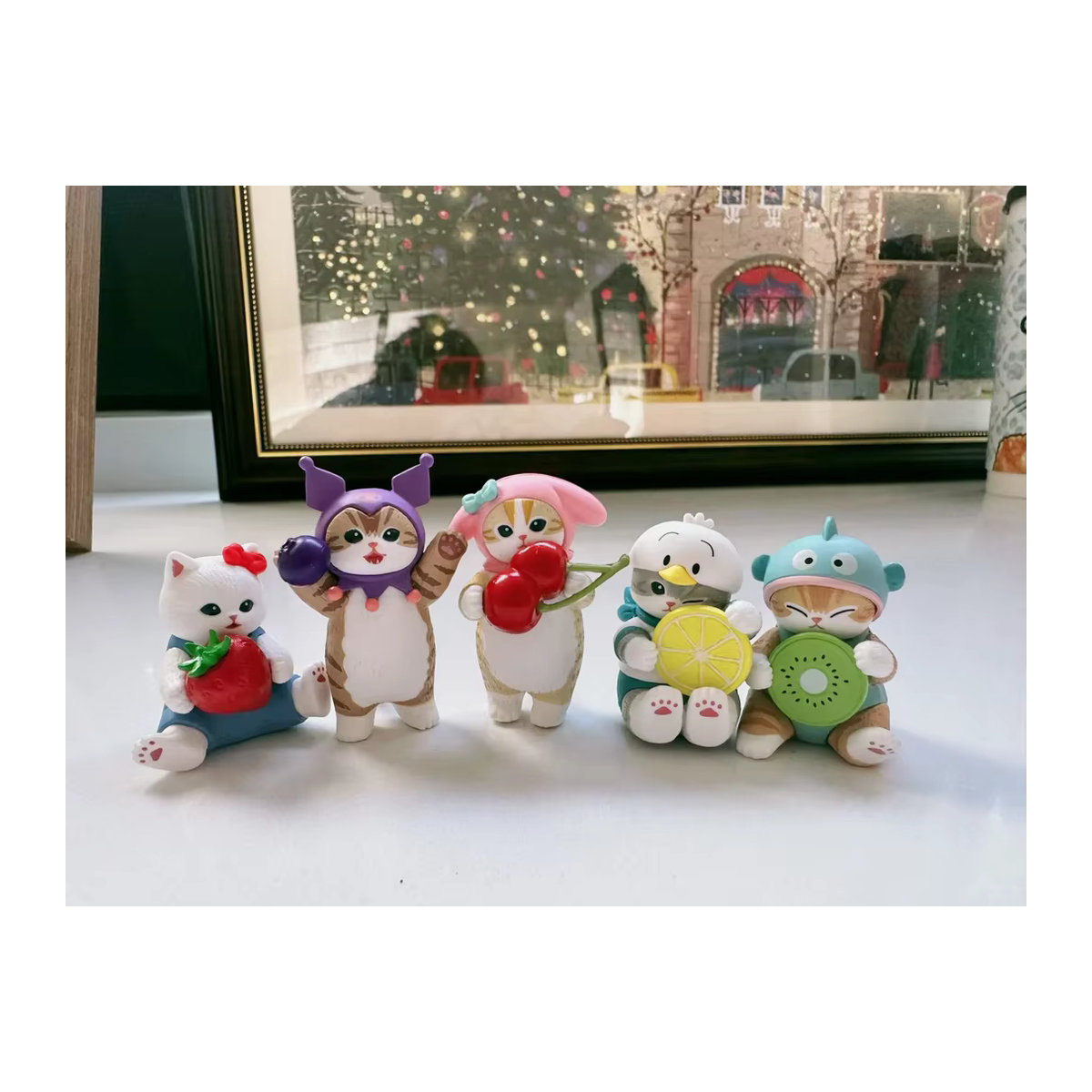 Mufosand Shark Cat Co Branded Second Generation Fruit Dress Up Anime Puppe in Multicolor - Bild 2