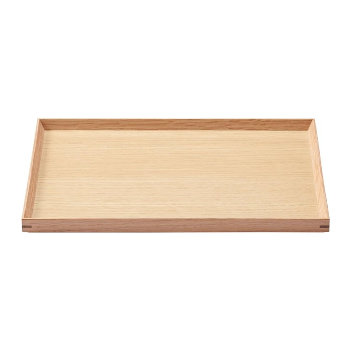 MUJI Holztablett aus Eichenfurnier in Natur, B/T/H: 35 x 26 x 2 cm - Bild 1