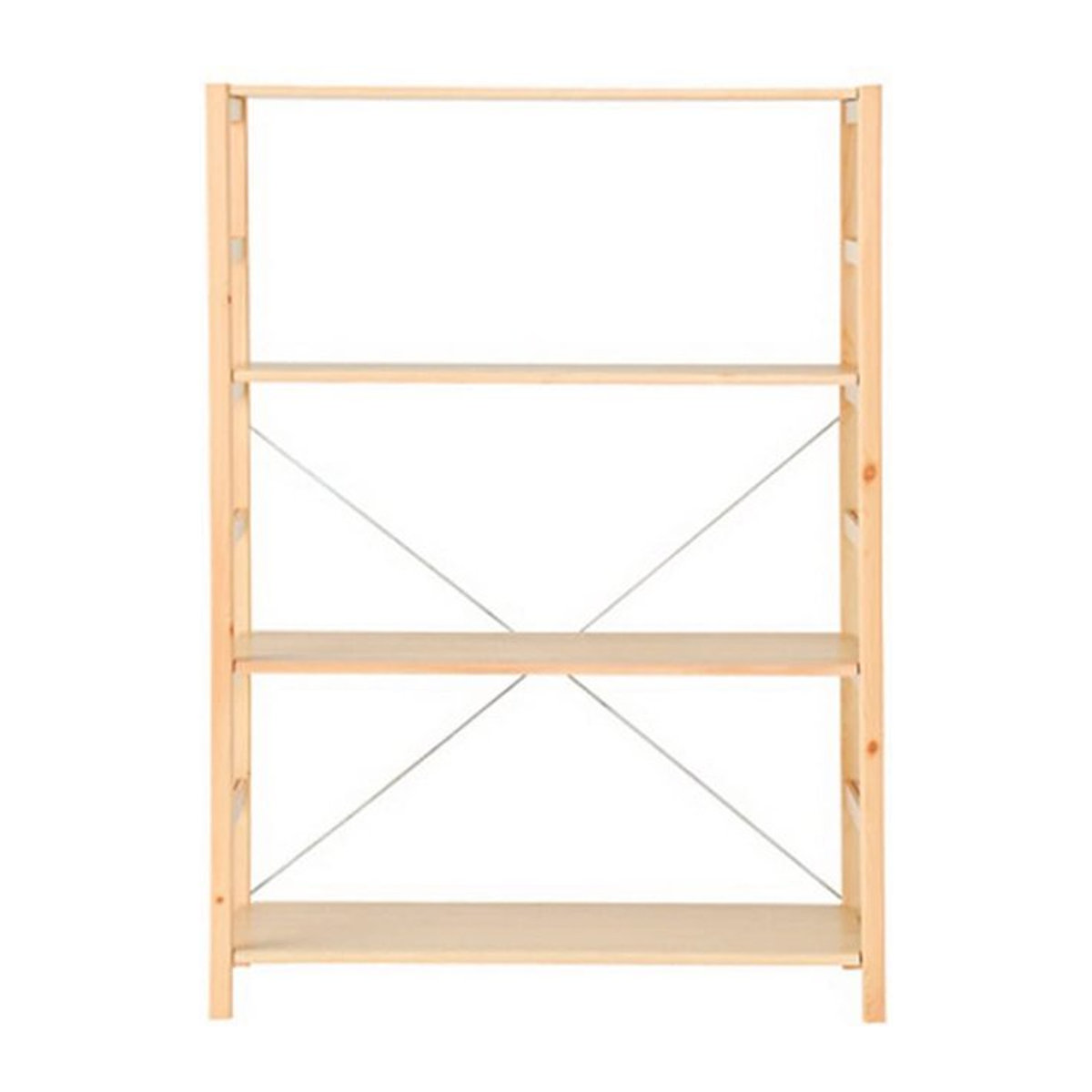 MUJI Kiefernholz Modul Regal aus Massivholz, Breite: 86 cm, Tiefe: 39,5 cm, Höhe: 120 cm - Bild 1