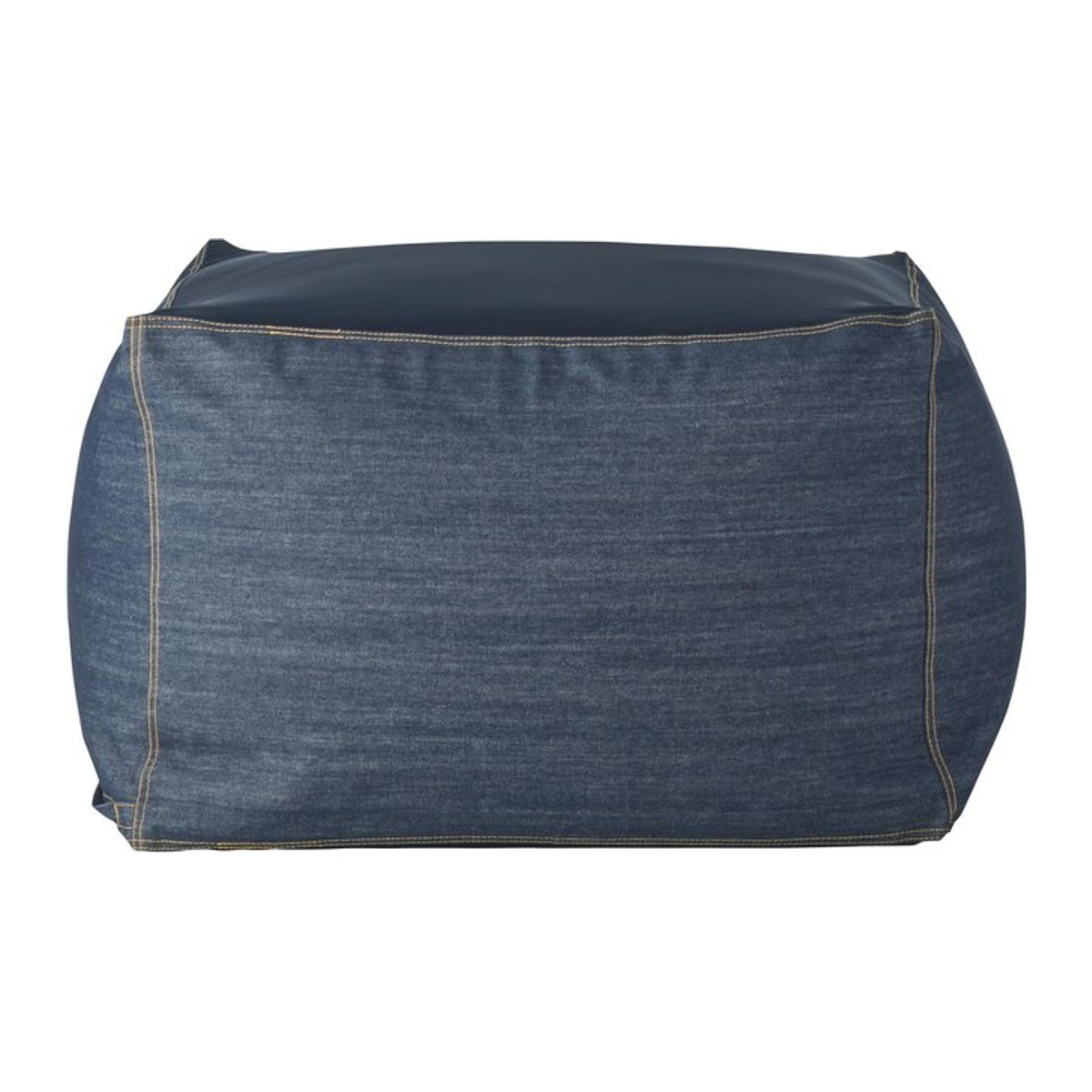 MUJI Sofa aus Baumwolle in Marine mit körpergerechtem Bezug, B/T/H: 65 x 65 x 43 cm - Bild 1
