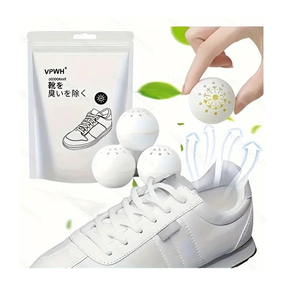 Multifunktionale Sneaker Deodorant Bälle mit Lavendel Duft zur Geruchsentfernung für Schuhe, Schrank, Toilette und Auto - Bild 1
