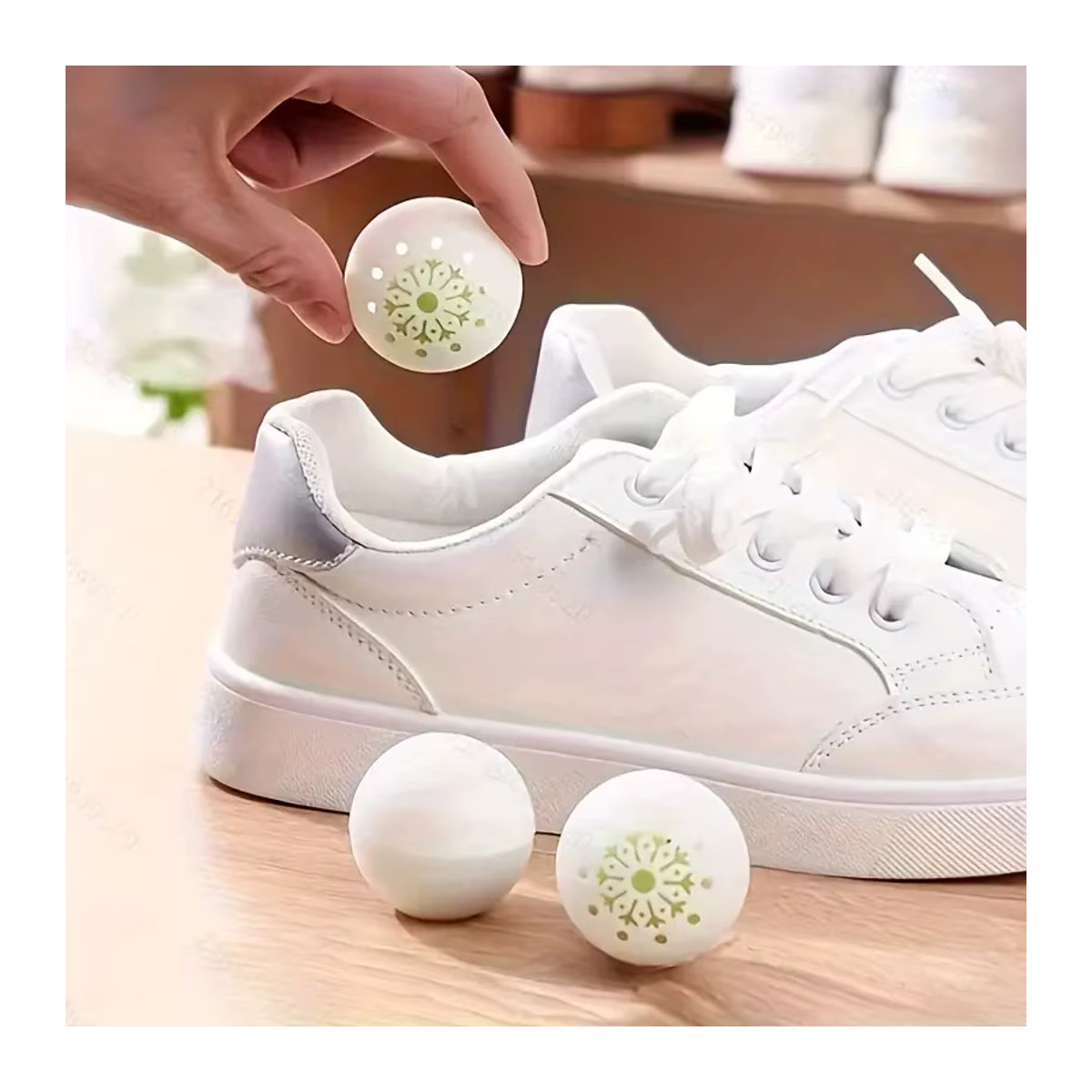 Multifunktionale Sneaker Deodorant Bälle mit Lavendel Duft zur Geruchsentfernung für Schuhe, Schrank, Toilette und Auto - Bild 3